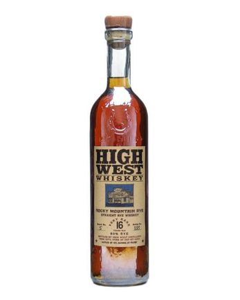 High West Rocky Mountain Rye 16 años