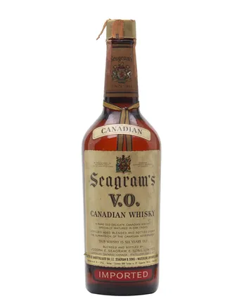 Seagram's VO 6 años Bottled 1960s