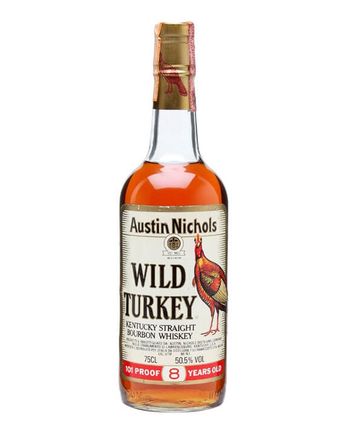 Wild Turkey Bourbon 8 años Bottled 1980s