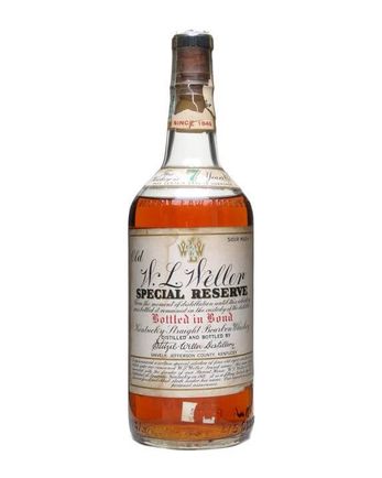 W L Weller 7 años Special Reserve Bottled 1957