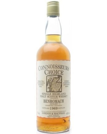 Benromach 1969 Map Label Connoisseurs Choice Gordon & Macphail