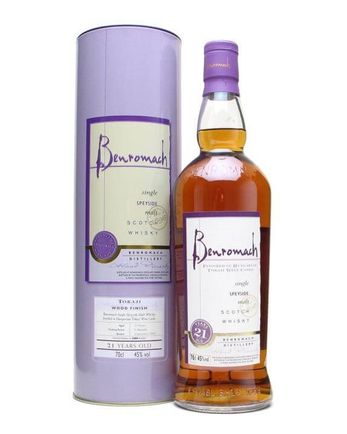 Benromach 21 años Tokaji Wood Finish