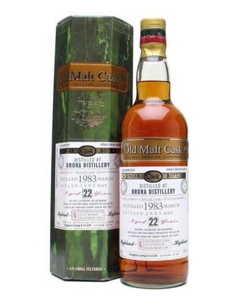 Brora 1983 22 años Sherry Cask Cask # 1836 Douglas Laing Old Malt Cask