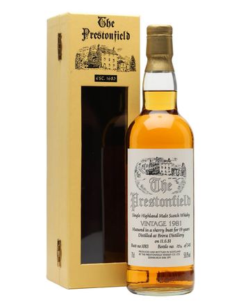 Brora 1981 19 años Sherry Signatory