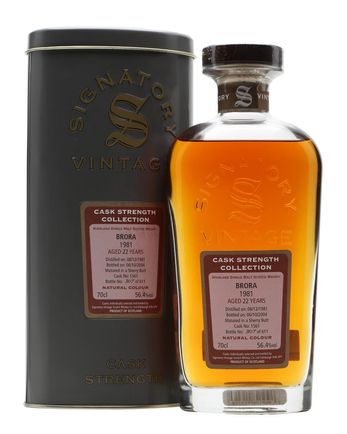 Brora 1981 22 años Sherry Butt Signatory