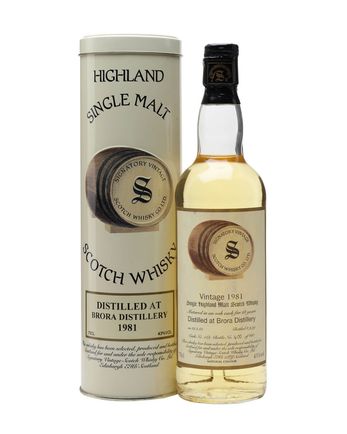 Brora 1981 18 años Sherry Cask Signatory