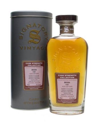 Brora 1981 25 años Sherry Cask Signatory