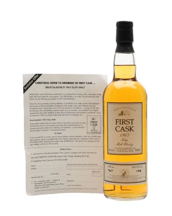 Bruichladdich 1967 32 años Cask #967 First Cask