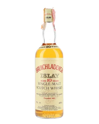 Bruichladdich 10 años Bottled 1980's 75cl