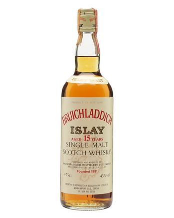 Bruichladdich 15 años Cask Strength Bottled 1980s