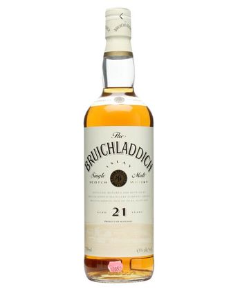 Bruichladdich 21 años Cream Label Bottled 1980s