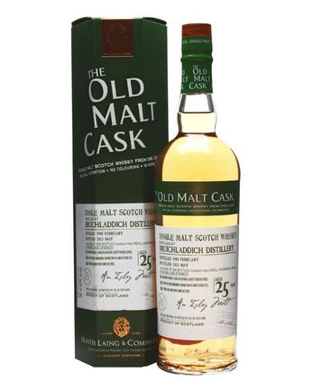 Bruichladdich 1988 25 años Cask #9810 Old Malt Cask Hunter Laing