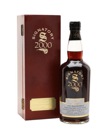 Bruichladdich 1967 32 años Sherry Cask Signatory Wooden Box