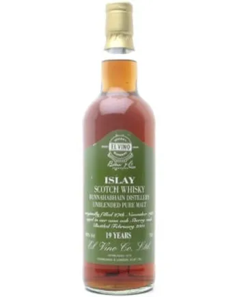 Bunnahabhain 1981 19 años Sherry Cask Independent Bottling