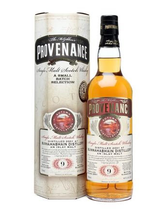 Bunnahabhain 2001 9 años Provenance Cask #7599 McGibbons