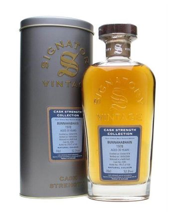 Bunnahabhain 1978 30 años Cask #2585 Signatory Cask Strength Collection