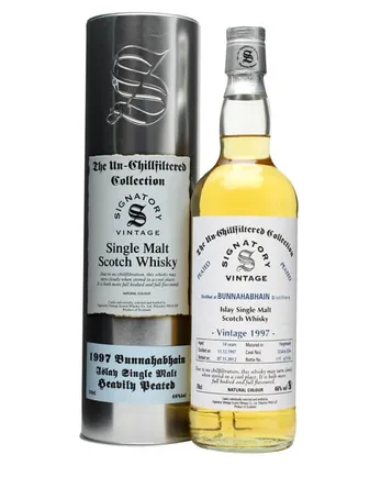 Bunnahabhain 1997 14 años Cask #5554-6 Peated Signatory Un-Chillfiltered Collection