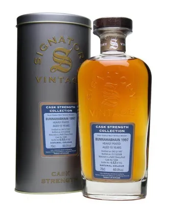 Bunnahabhain 1997 10 años Sherry Butt Signatory Cask Strength Collection