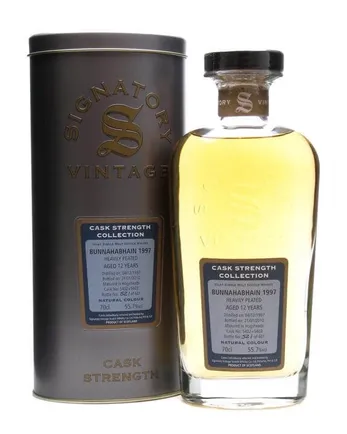 Bunnahabhain 1997 12 años Heavily Peated Signatory