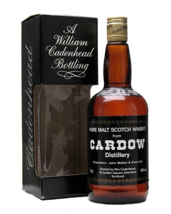 Cardow Cardhu 1962 23 años Cadenhead's