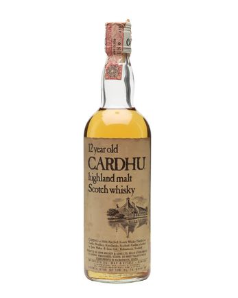 Cardhu 12 años Bottled 1980's