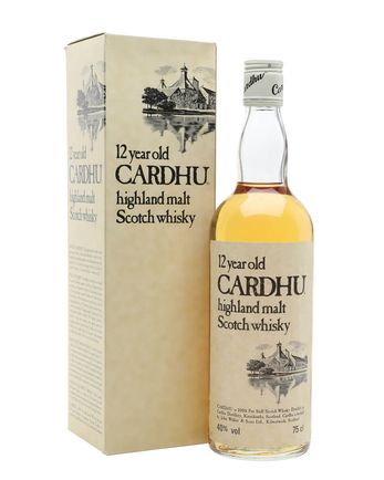 Cardhu 12 años 1970s Cream Label