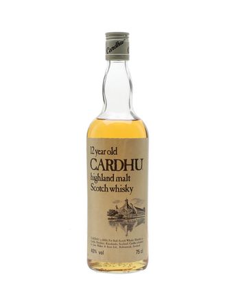 Cardhu 12 años 1980s Cream Label