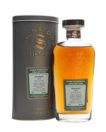 Craigduff 1973 32 años Sherry Butt Signatory Cask Strength Collection