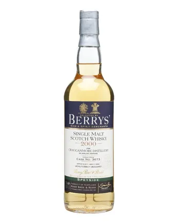 Cragganmore 2000 11 años Cask #3673 Berry Bros & Rudd