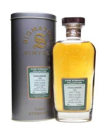 Cragganmore 1985 22 años Signatory Cask Strength Collection