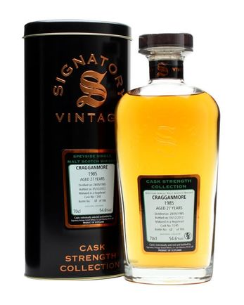 Cragganmore 1985 27 años Cask #1240 Signatory Cask Strength Collection