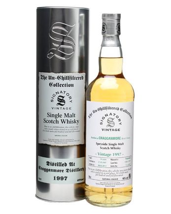 Cragganmore 1997 14 años Cask #1126 1127 Signatory Un-Chillfiltered Collection