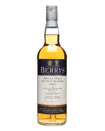 Caol Ila 1982 28 años Cask #6514 Berry Bros & Rudd
