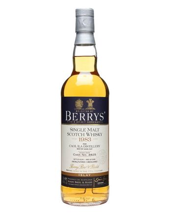 Caol Ila 1983 28 años Cask #4825 Berry Bros & Rudd