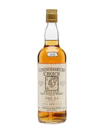 Caol ila 1978 Map Label Connoisseurs Choice Gordon & Macphail