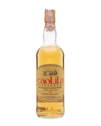 Caol ila 15 años Bottled 1980's