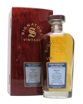Caol Ila 1974 32 años Signatory Cask Strength Collection