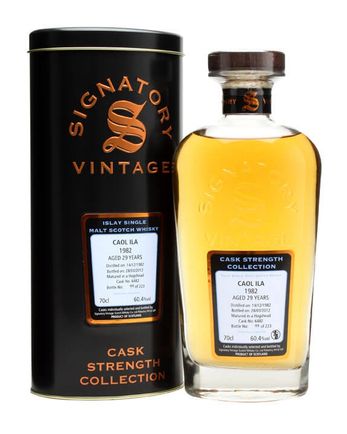 Caol Ila 1982 29 años Cask #6482 Signatory Cask Strength Collection