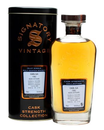 Caol Ila 1982 29 años Cask #6486 Signatory Cask Strength Collection