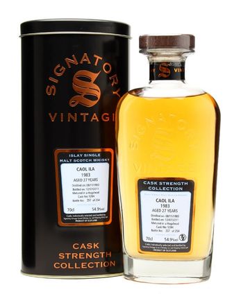 Caol Ila 1983 27 años Cask #5284 Signatory