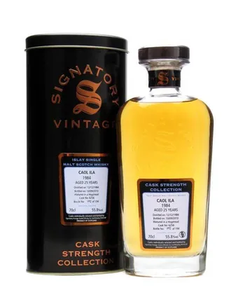 Caol Ila 1984 25 años Cask #6256 Signatory Cask Strength Collection