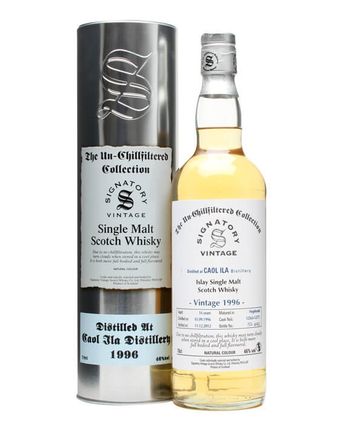 Caol Ila 1996 16 años Cask #12563+72 Signatory Un-Chillfiltered Collection