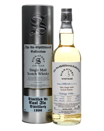 Caol Ila 1996 17 años Cask #12559+70 Signatory Un-Chillfiltered Collection