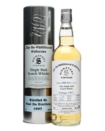 Caol Ila 1997 15 años Cask #7816+7 Signatory Un-chillfiltered Collection