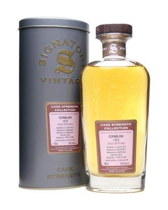 Clynelish 1973 33 años Signatory Cask Strength Collection Bottled 2007