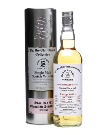 Clynelish 1992 17 años Un Chillfiltered Signatory Un-Chillfiltered Collection