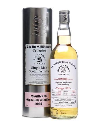 Clynelish 1992 18 años Un Chillfiltered Signatory
