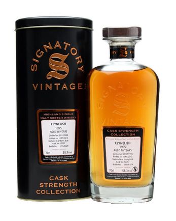 Clynelish 1995 16 años Sherry Butt #12797 Signatory Cask Strength Collection
