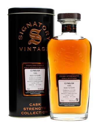 Clynelish 1995 16 años Refill Sherry Butt #12795 Signatory Cask Strength Collection