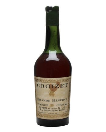 Croizet 1914 Grande Reserve Cognac Bottled 1950s